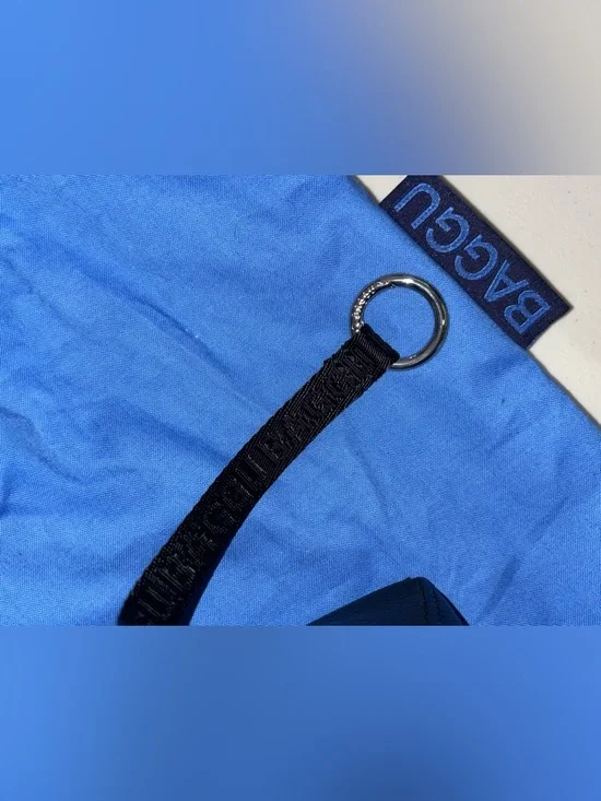 BAGGU Medium Recycled Leather Bowler Bag - Picture 5 of 5